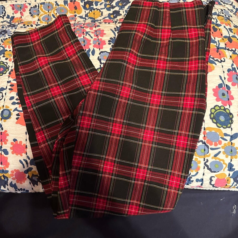 Time and Tru Red and Black Dress Pants
